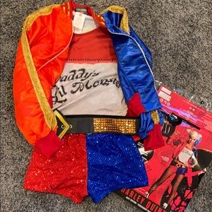 Gently Used Harley Quinn Costume size Small